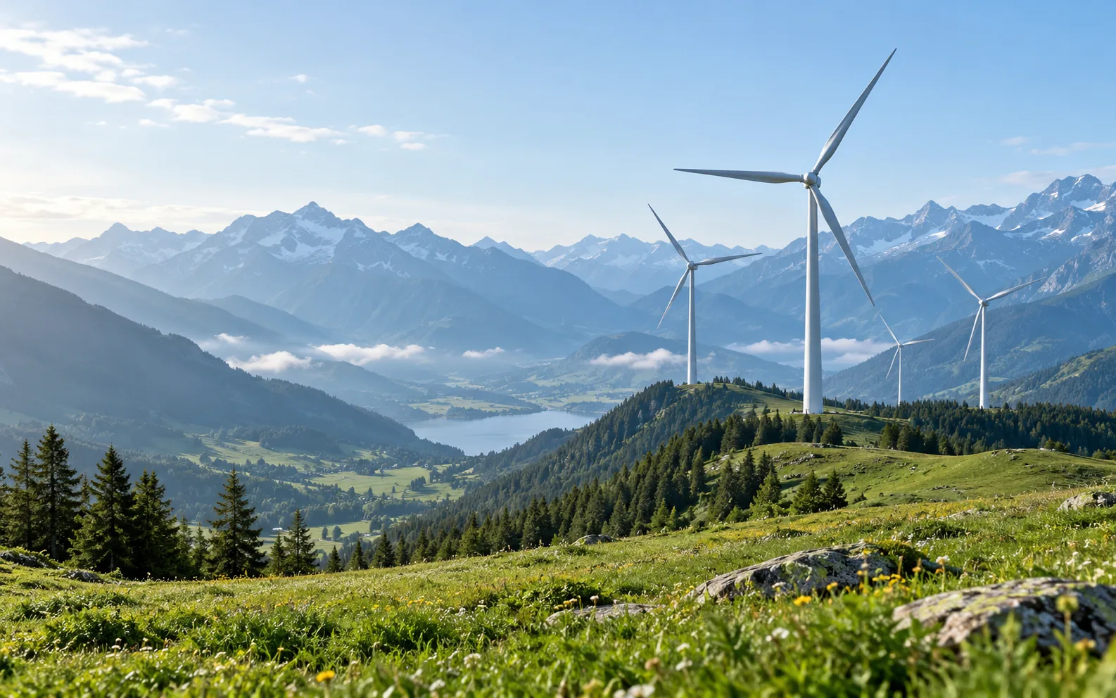 Mountain landscape illustrating a calm, uncluttered article